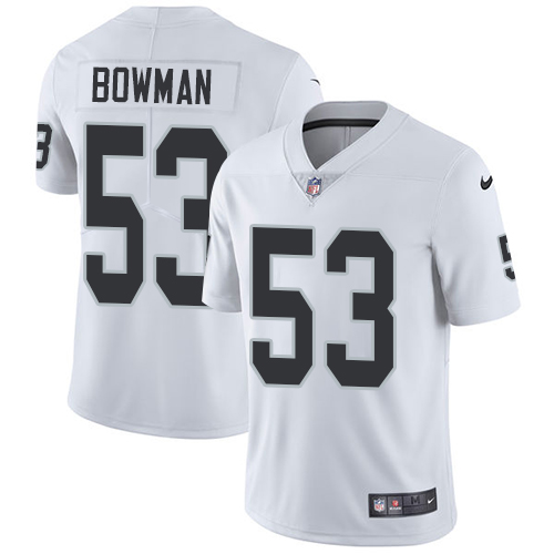 Nike Raiders #53 NaVorro Bowman White Youth Stitched NFL Vapor Untouchable Limited Jersey